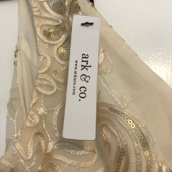 NWT Ark & Co Floral Sequins Dress - Picture 15 of 16